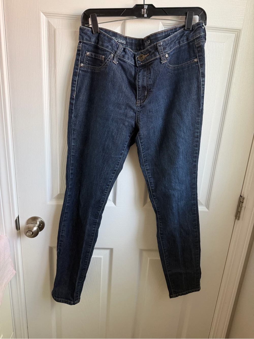a.n.a Dark Blue Stretch Denim Jeggings